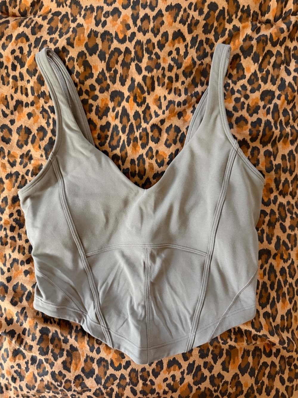 lululemon athletica Longline Bralette — Taupe
